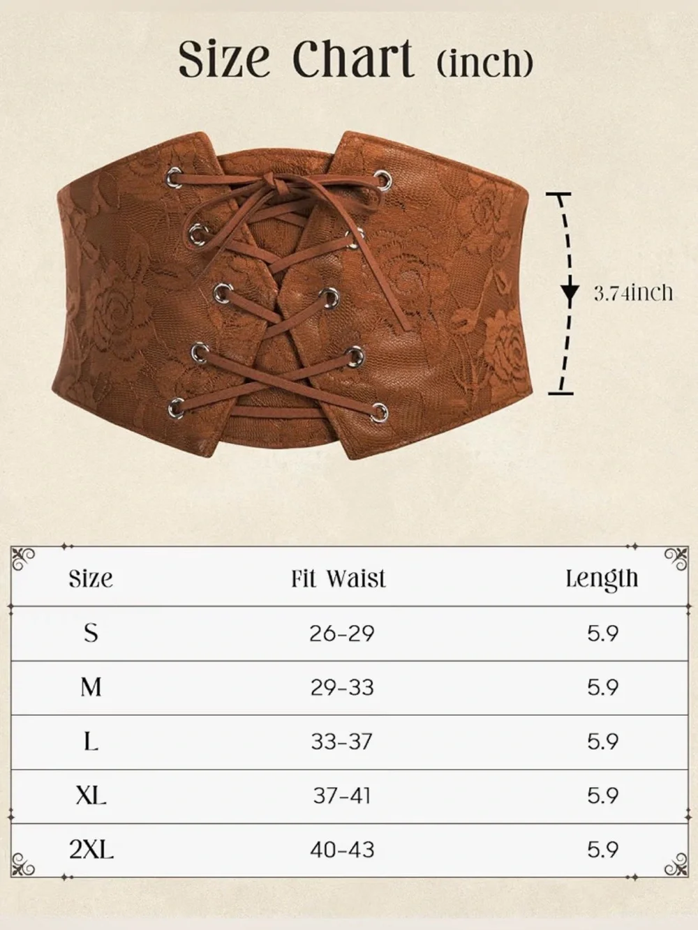 Renaissance Corset Belt